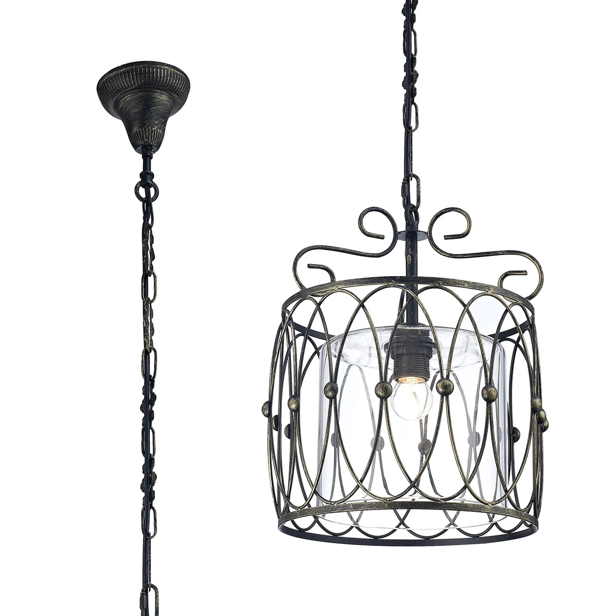 IL31580  Malcolm Pendant 1 Light